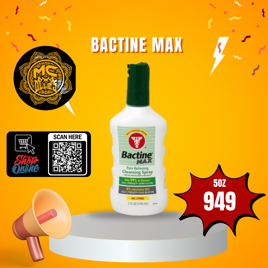 Bactine Max Spray 5fl oz (148ml)