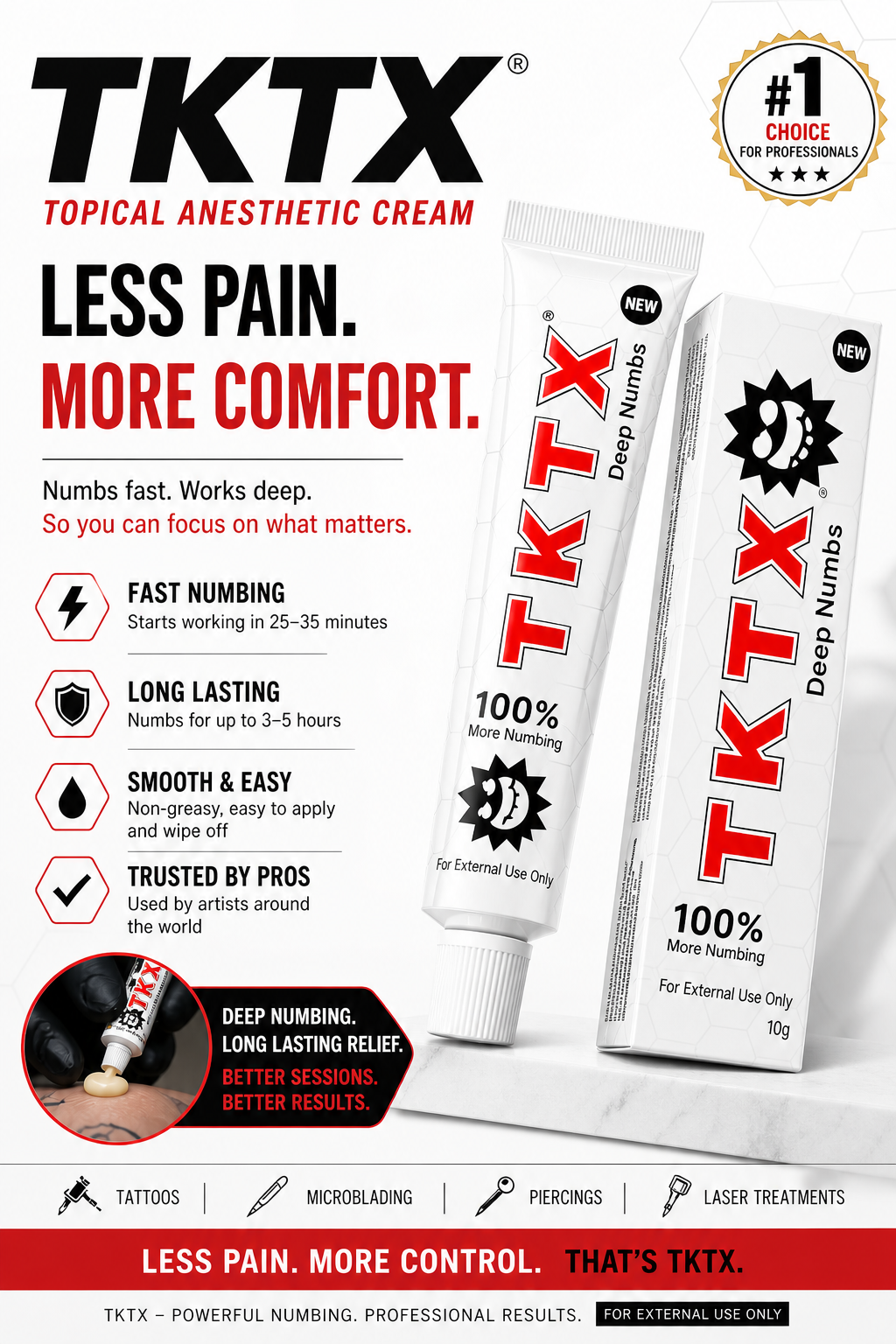 TKTX NUMBING CREAM