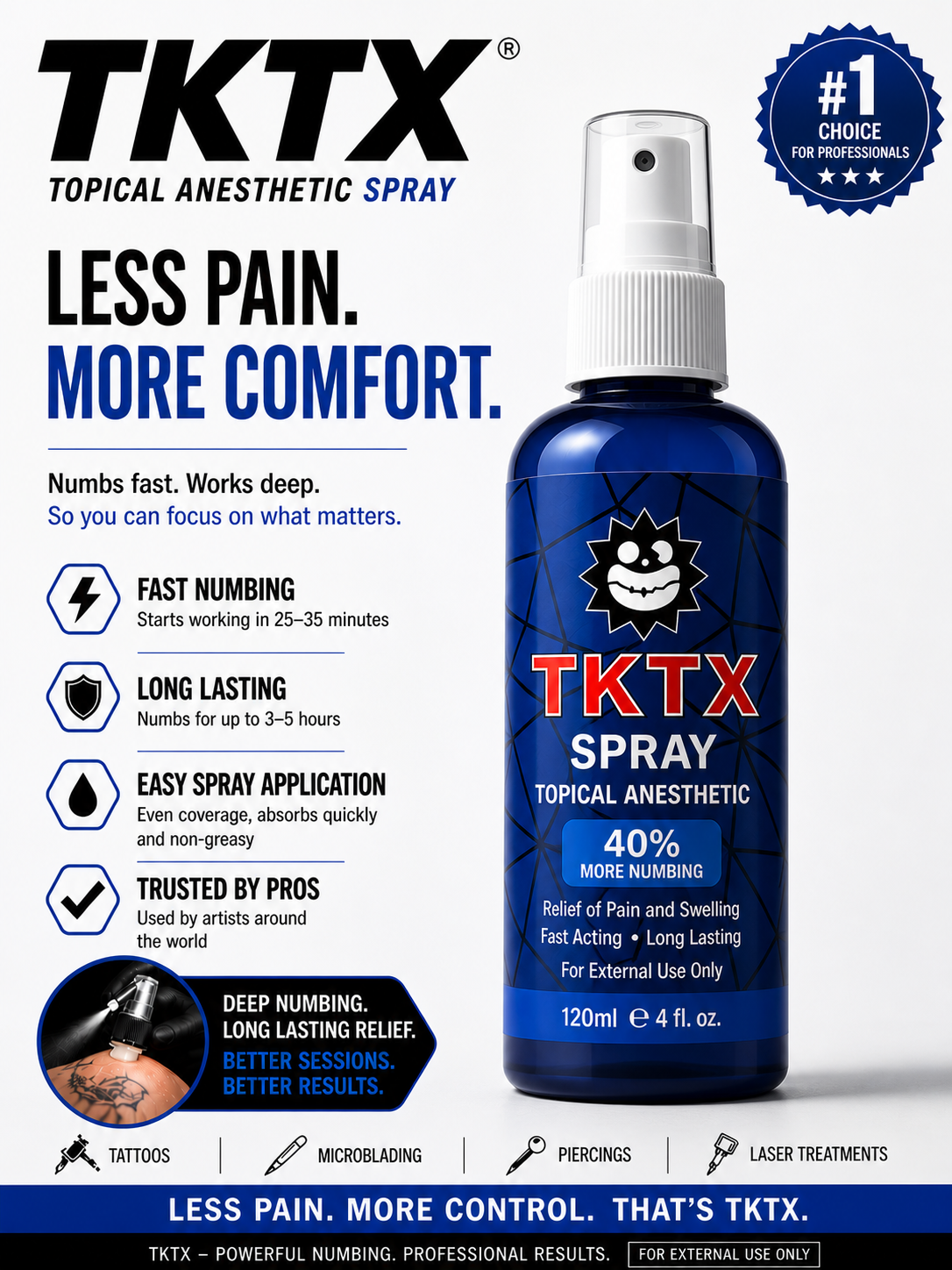 TKTX NUMBING SPRAY