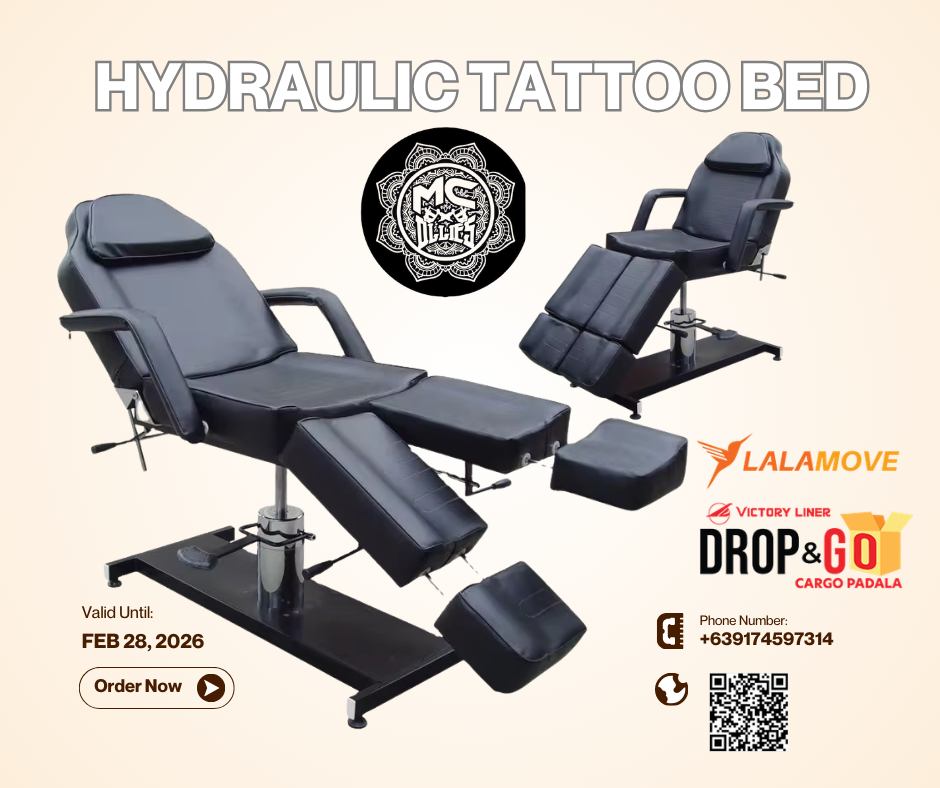 HYDRAULIC TATTOO BED