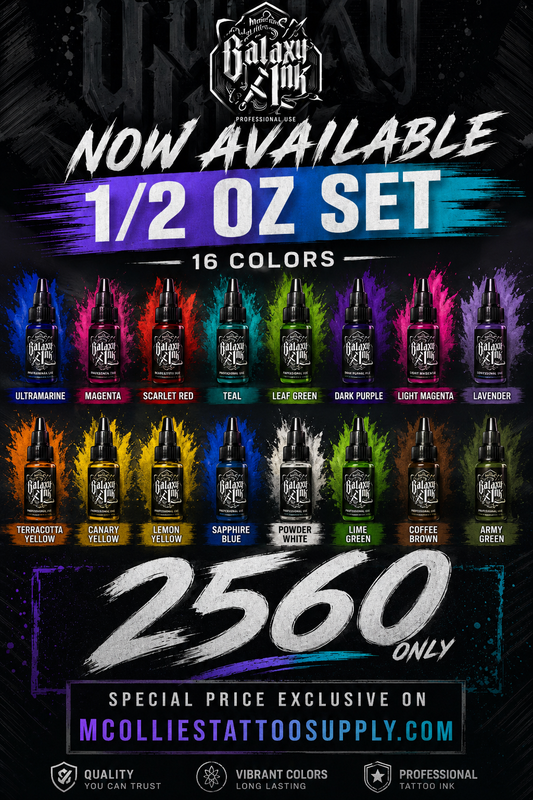 16 colors Half oz Set