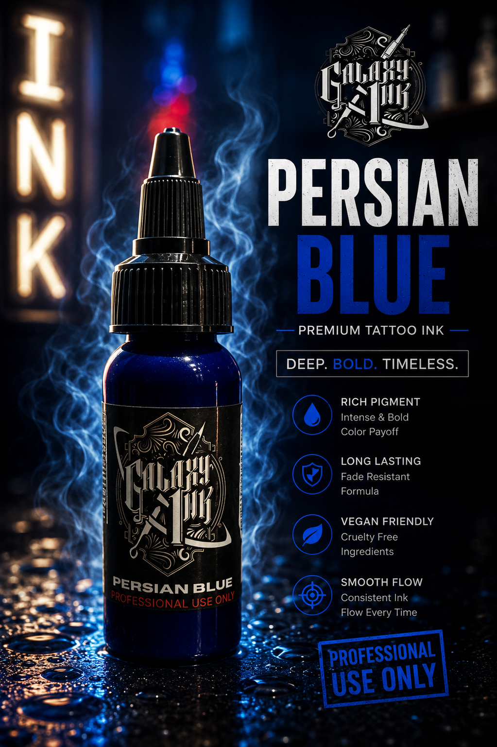 GALAXY TATTOO INK PICK YOUR COLOR 1 OZ