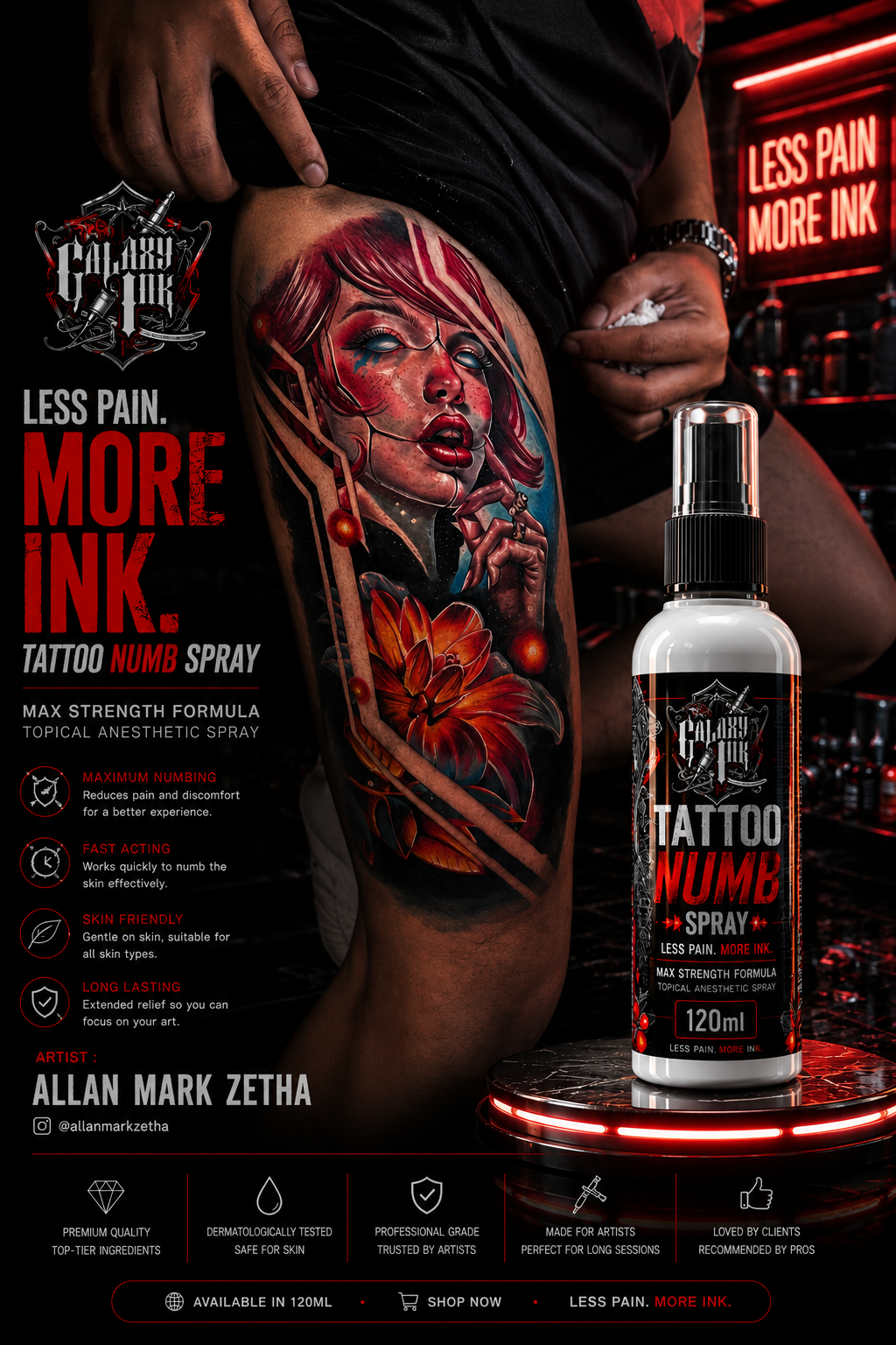 Galaxy Numb Spray