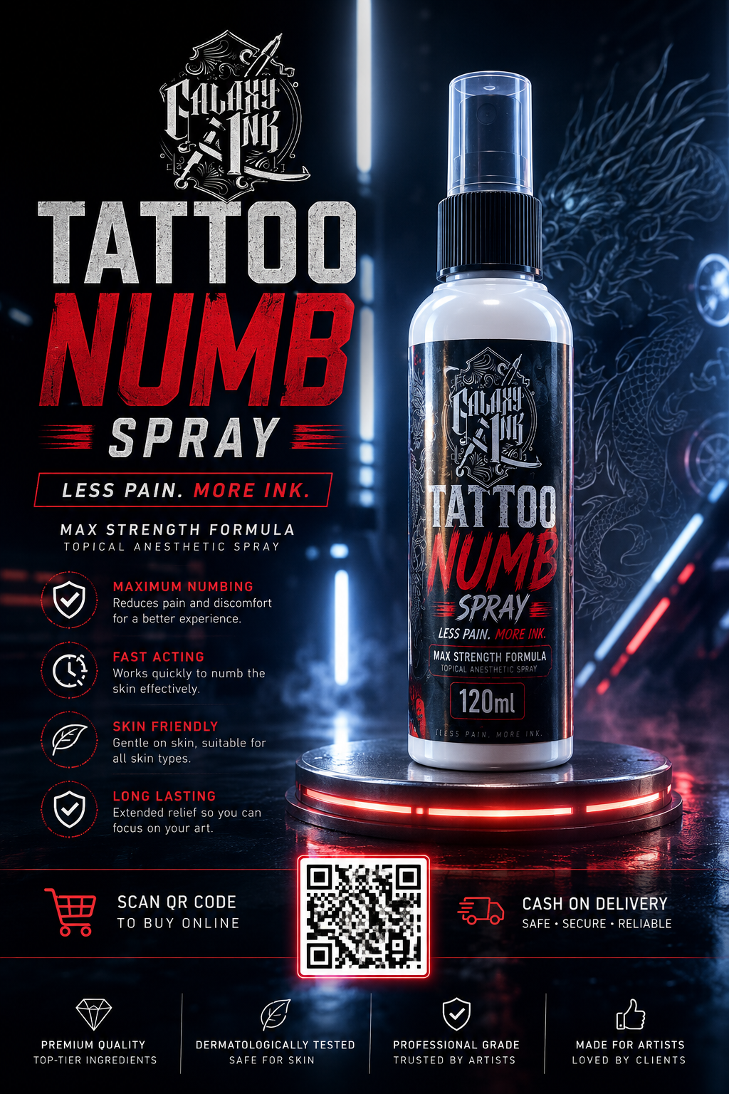 Galaxy Numb Spray