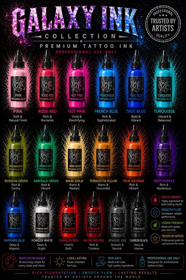 GALAXY TATTOO INK COLLECTIONS 1 OZ