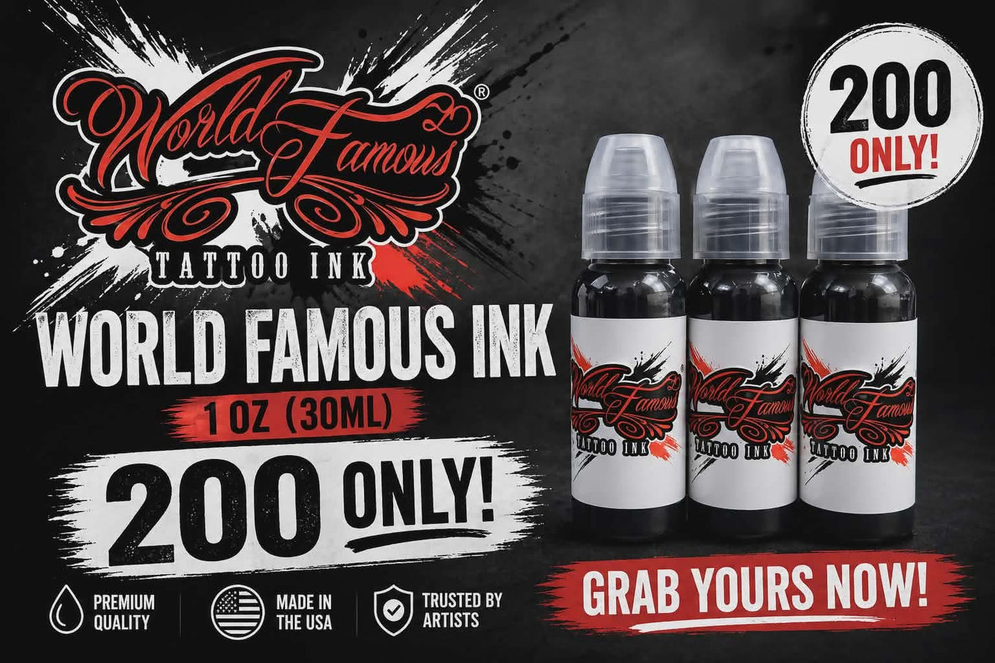 World Famous Tattoo Ink