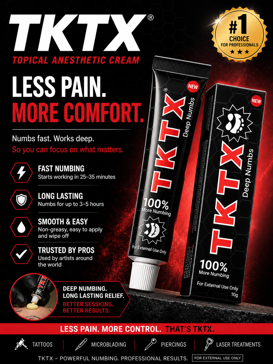 TKTX NUMBING CREAM