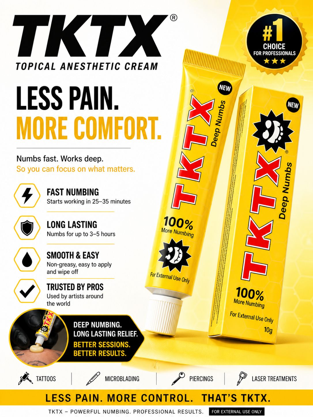 TKTX NUMBING CREAM