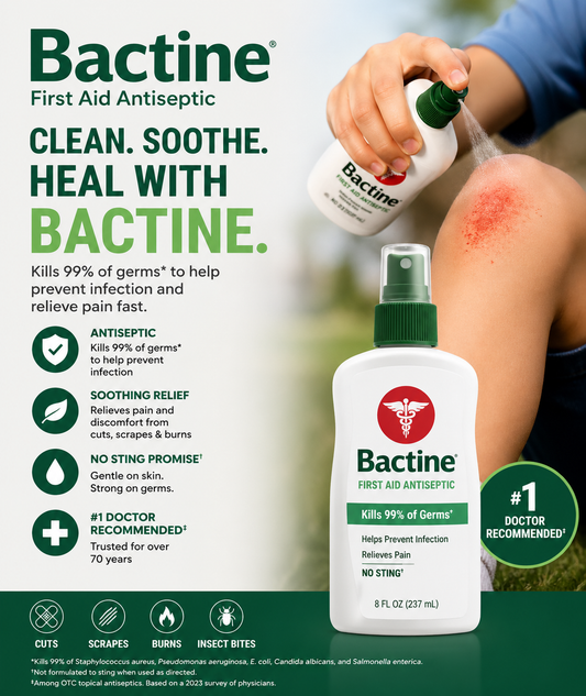 Bactine Max Spray 5fl oz (148ml)