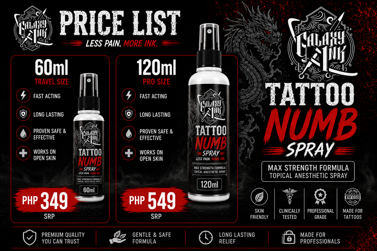 Galaxy Numb Spray