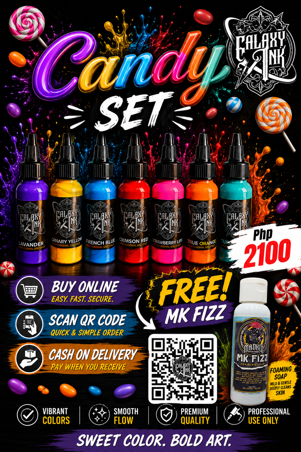 Galaxy Ink Candy Set