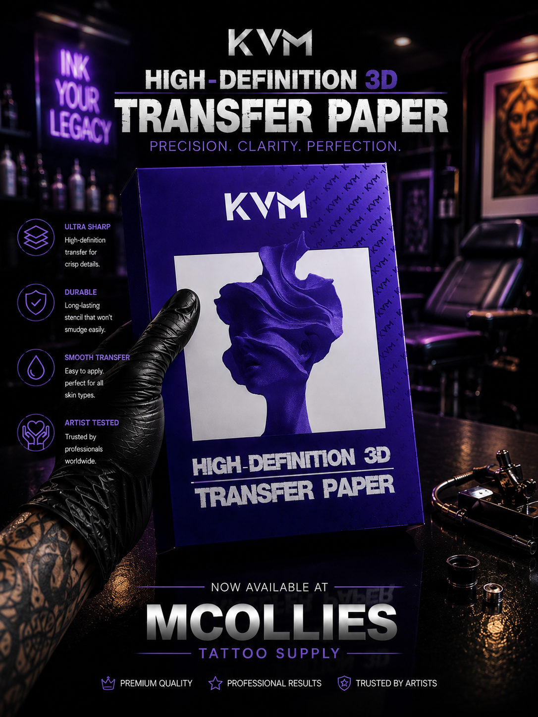 KVM HIGH DEFINITION3D Transfer Paper