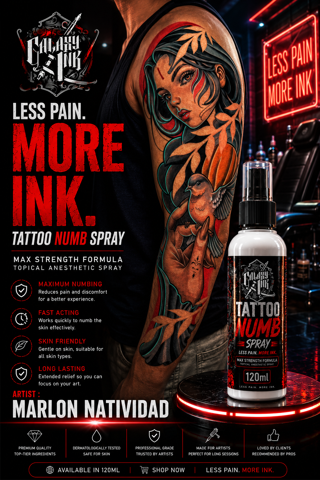 Galaxy Numb Spray